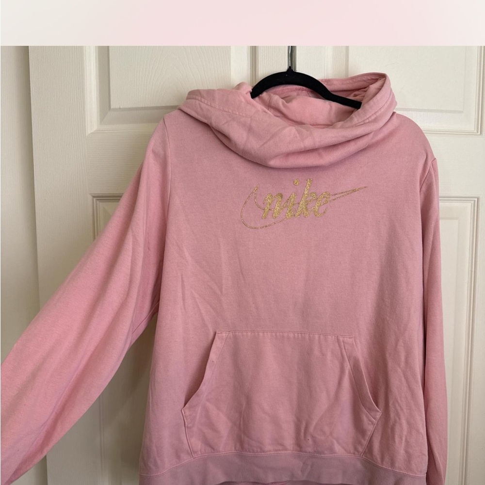 Nike Women's Cowl Neck Pink Sweater